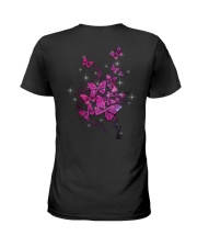 Never give up Ladies T-Shirt back