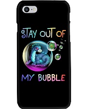 Stay out of my bubble Phone Case tile