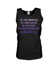 Yes I have Fibromyalgia Unisex Tank tile