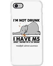 I'm not drunk I have MS Phone Case tile