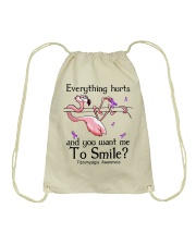Every thing hurts Drawstring Bag tile