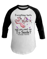 Every thing hurts Baseball Tee tile