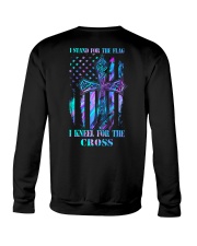 I stand for the flag I kneel for the cross Crewneck Sweatshirt tile