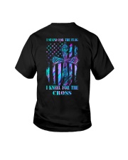I stand for the flag I kneel for the cross Youth T-Shirt tile