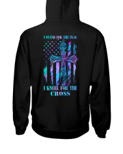 I stand for the flag I kneel for the cross Hooded Sweatshirt tile