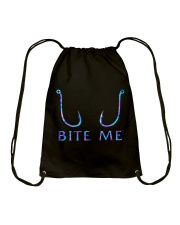 Bite me Drawstring Bag tile