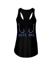 Bite me Ladies Flowy Tank tile