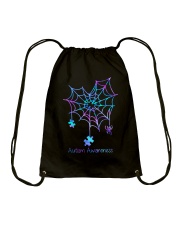 Spider web Halloween Drawstring Bag tile