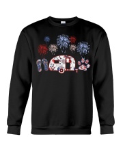Patriotic Camping t-shirt Crewneck Sweatshirt front