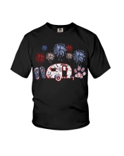 Patriotic Camping t-shirt Youth T-Shirt tile