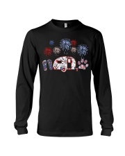 Patriotic Camping t-shirt Long Sleeve Tee tile