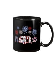 Patriotic Camping t-shirt Mug tile