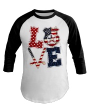 Love Independence Day Baseball Tee tile