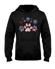 Patriotic paws Hooded Sweatshirt tile