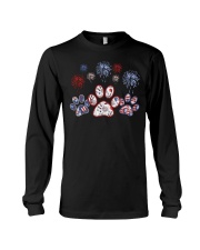 Patriotic paws Long Sleeve Tee tile
