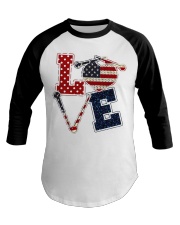 Love Independence Day Baseball Tee tile