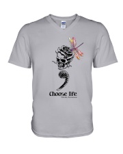 Choose life V-Neck T-Shirt tile