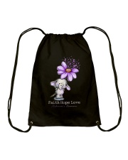 Faith Hope Love Drawstring Bag tile