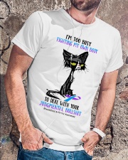 I'm too busy Classic T-Shirt lifestyle-mens-crewneck-front-4