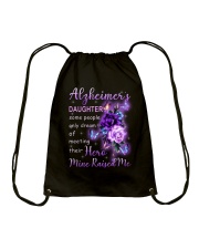 Alzheimer's daughter Drawstring Bag tile