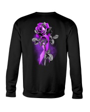 Alzheimer's awareness rose Crewneck Sweatshirt tile