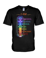 Chakras V-Neck T-Shirt tile
