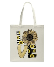 Love sunflower Tote Bag tile
