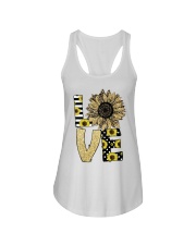 Love sunflower Ladies Flowy Tank tile