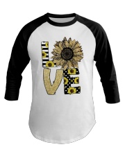 Love sunflower Baseball Tee tile