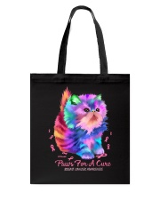 Paw for a cure Tote Bag tile