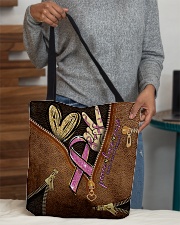 Peace love cure All-over Tote aos-all-over-tote-lifestyle-front-10