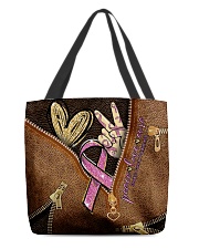Peace love cure All-over Tote back