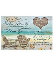 I choose you 17x11 Poster front