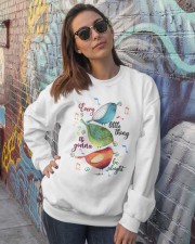 Every little thing is gonna be alright Crewneck Sweatshirt lifestyle-unisex-sweatshirt-front-3