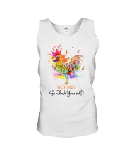 Go cluck yourself Unisex Tank tile