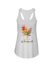 Go cluck yourself Ladies Flowy Tank tile