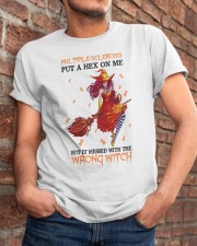 Multiple sclerosis put a hex on me Classic T-Shirt apparel-classic-tshirt-lifestyle-26