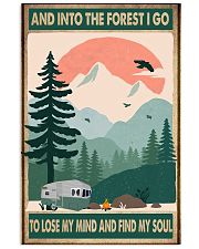 And into the forest I go 11x17 Poster front