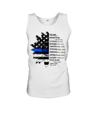 God says you are Unisex Tank tile