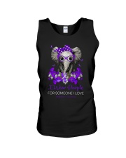 I wear purple for someone I love Unisex Tank tile