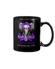 I wear purple for someone I love Mug tile