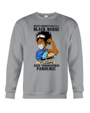 Never underestimate a black nurse Crewneck Sweatshirt tile