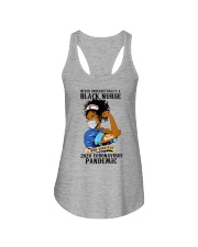Never underestimate a black nurse Ladies Flowy Tank tile