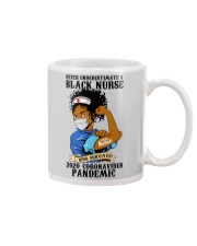 Never underestimate a black nurse Mug tile