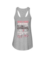 Breast cancer survivor Ladies Flowy Tank tile