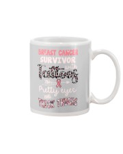 Breast cancer survivor Mug tile