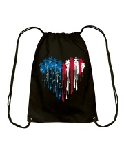 Autism heart Drawstring Bag tile