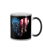 Autism heart Color Changing Mug tile