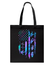Love American flag Tote Bag tile