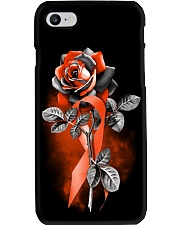 Multiple sclerosis awareness rose Phone Case tile